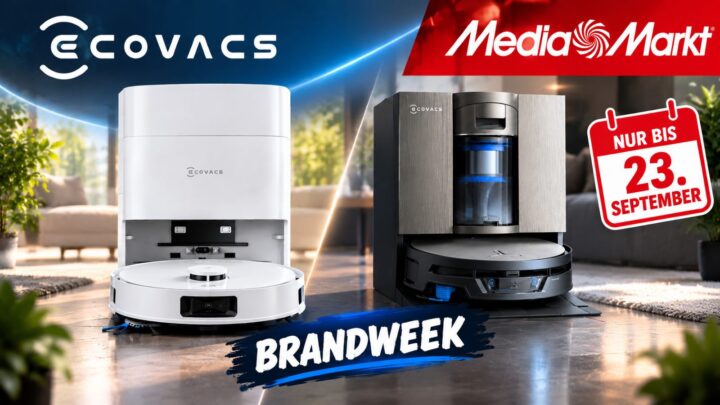ECOVACS Branddeals bei MediaMarkt: DEEBOT-Saugroboter bis zu 300 Euro günstiger!