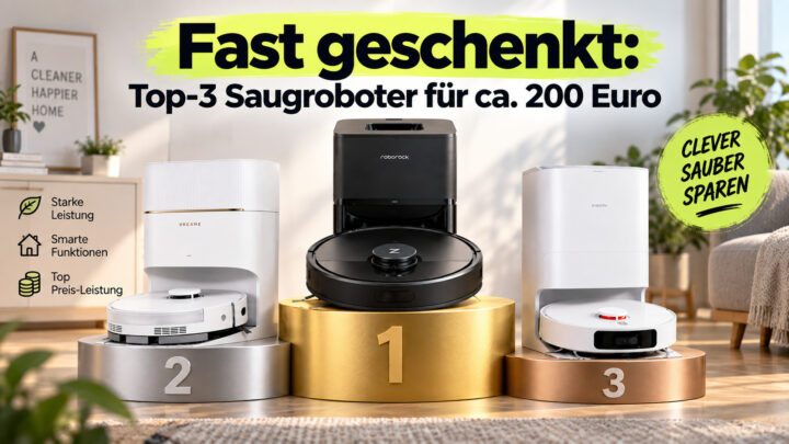 Budget-Saugroboter unter 200 Euro: Roborock vs. Dreame vs. Xiaomi – einer setzt sich durch