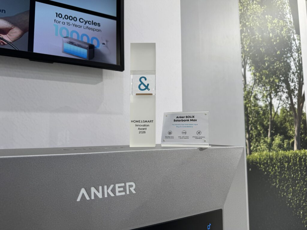 Der SOLIX MAX von Anker erhielt den home&smart Innovation Award 2026 auf der IFA in Berlin.