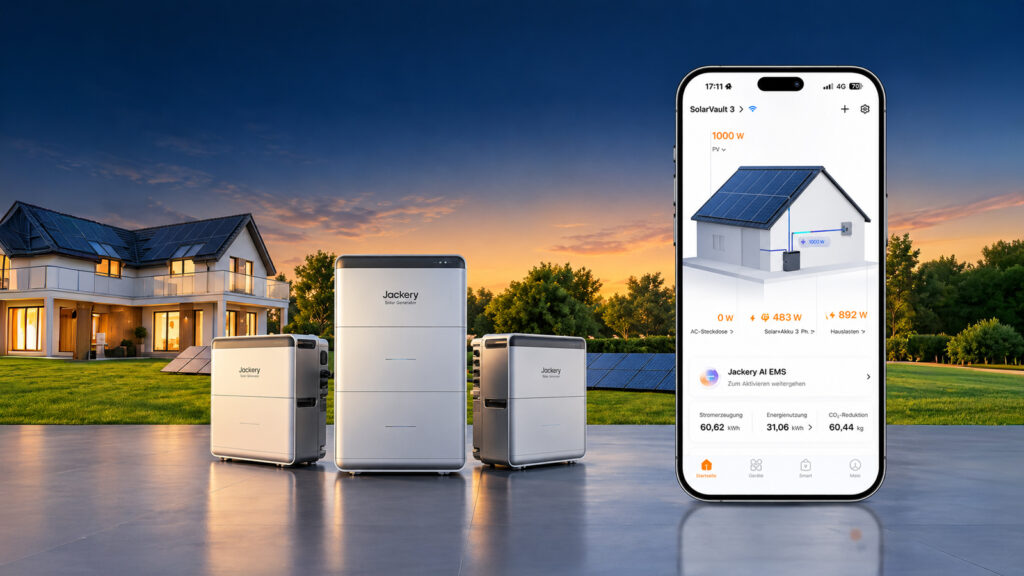 Jackery-Preishammer: SolarVault 3 Speicher ab sofort 400 € günstiger!