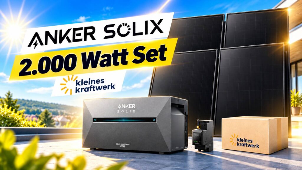 Garten, Garage, Flachdach: Für diese Orte ist das 2.000-Watt-Set gemacht