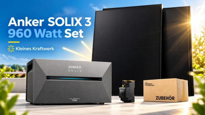SOLIX 4 ist da: Balkonkraftwerk mit Anker SOLIX 3 jetzt 710 € günstiger!