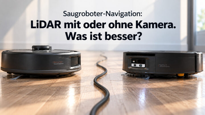 LiDAR mit oder ohne Kamera: Was ein Saugroboter wirklich braucht