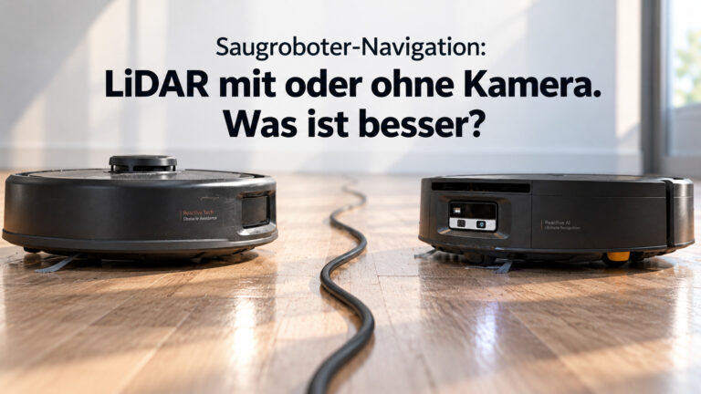 LiDAR mit oder ohne Kamera: Was ein Saugroboter wirklich braucht