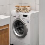 Waschmaschine im Badezimmer