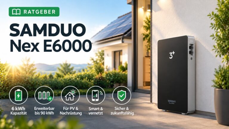 SAMDUO Nex E6000: Was bringt ein 6-kWh-Heimspeicher mit nur 11,9 cm Bautiefe?
