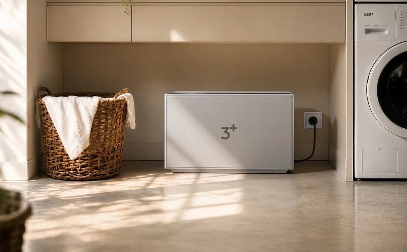 Der NEX E6000H wird ganz einfach per Schuko-Stecker angeschlossen.