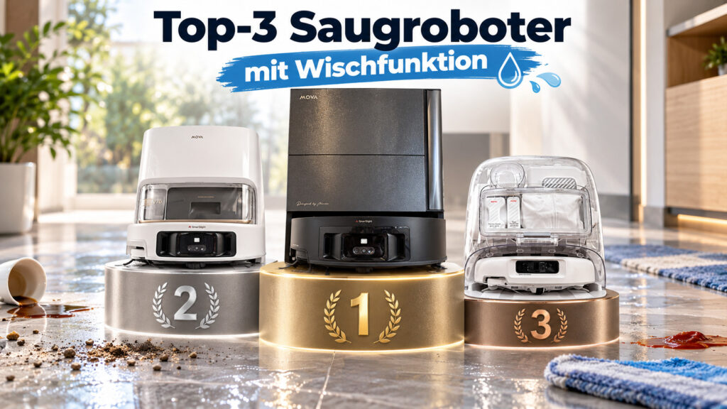 Wischroboter im Test: Diese 3 Geräte wischen jeden Fleck weg