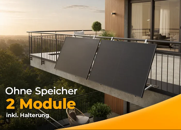 Solago 1000 W Gitterbalkon-Set