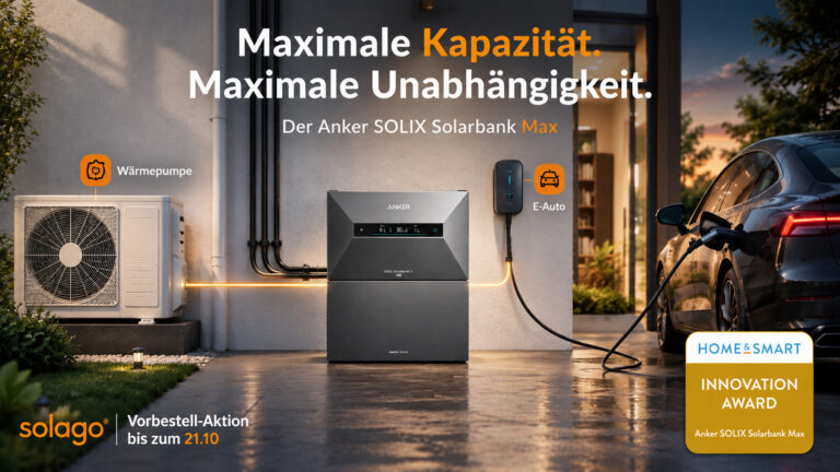 Anker SOLIX Max vs. Speicherverschwendung: 200 Euro Rabatt jetzt sichern