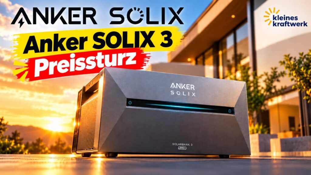 600 Euro Preissturz! Anker SOLIX 3 jetzt günstiger als bei Anker selbst