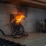 Eine überlastete Steckdose kann sich stark erhitzen und im schlimmsten Fall einen Brand verursachen.