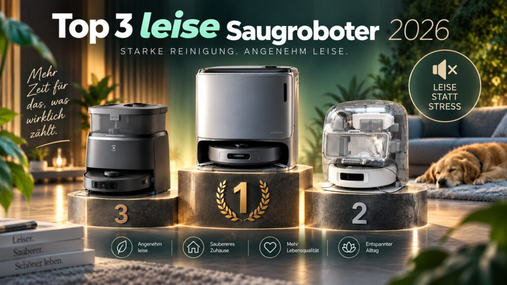 Top 3 leise Saugroboter: Saubere Wohnung ohne Lärmbelästigung