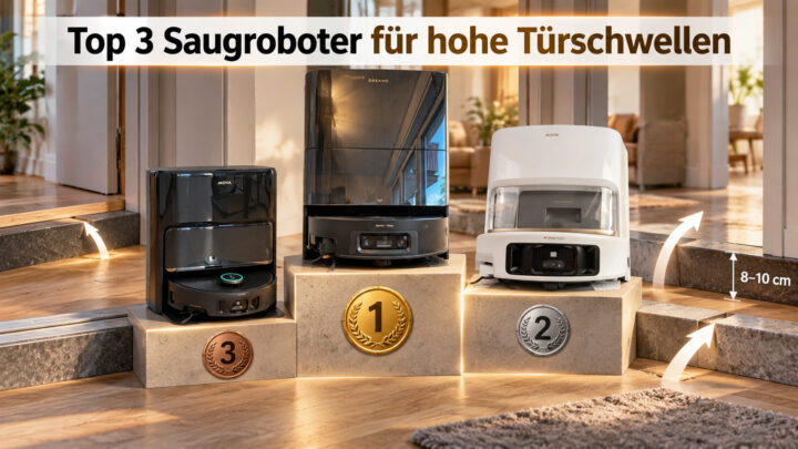 Altbau-Albtraum gelöst: Diese 3 Saugroboter knacken 10-cm-Türschwellen
