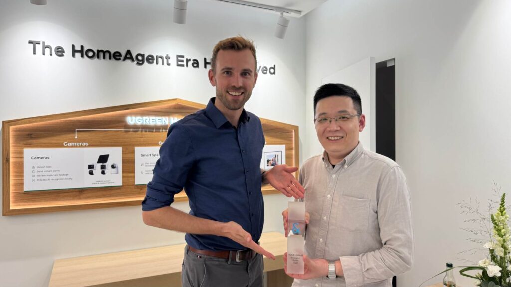 Dank lokaler Arbeitsweise sichert sich UGREEN den home&smart Award .