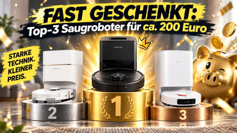Unter 220 Euro: Diese drei Saugroboter beweisen, dass Billig nicht automatisch Verzicht bedeutet