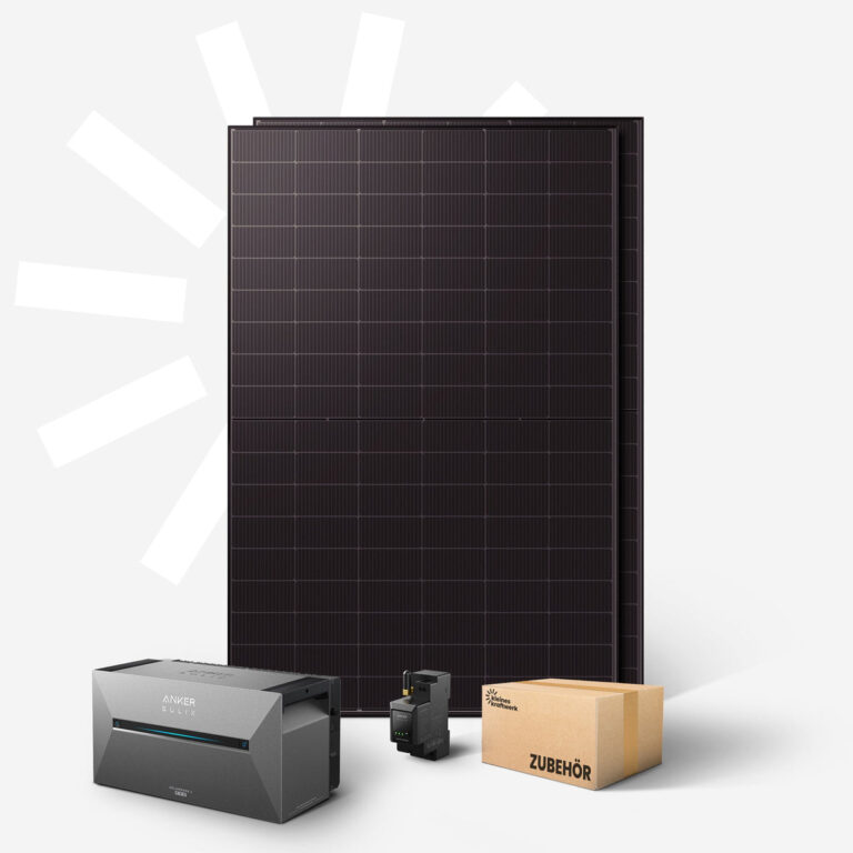 Kleines Kraftwerk Duo XL 1000Wp mit Anker SOLIX Solarbank 3 Pro