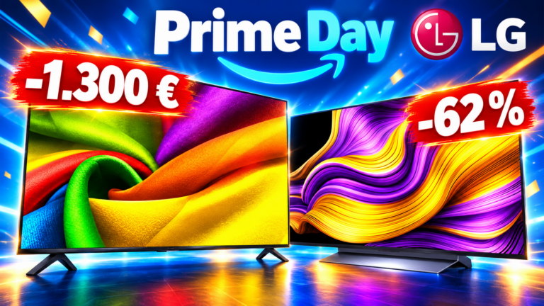 LG OLED für 789 statt 2.099 Euro: 4 Prime-Day-Deals auf Fernseher mit bis zu 62 % Rabatt!