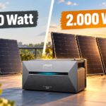 Balkonkraftwerk 1.000 vs. 2.000 Watt mit Speicher