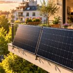 Zwei Solarmodule am Balkongeländer: So sieht ein typisches Balkonkraftwerk aus