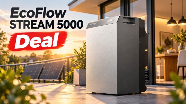 Mega-Speicher fürs Balkonkraftwerk: EcoFlow STREAM 5000 jetzt 100 Euro günstiger