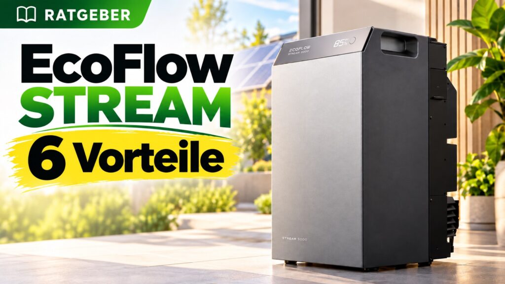 3.000 Watt aus dem Balkonkraftwerk: Diese 6 Vorteile hat der EcoFlow STREAM 5000