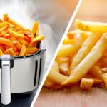 Weniger Öl, aber nicht automatisch gesünder: Ofengemüse und Pommes aus dem Airfryer im Vergleich.