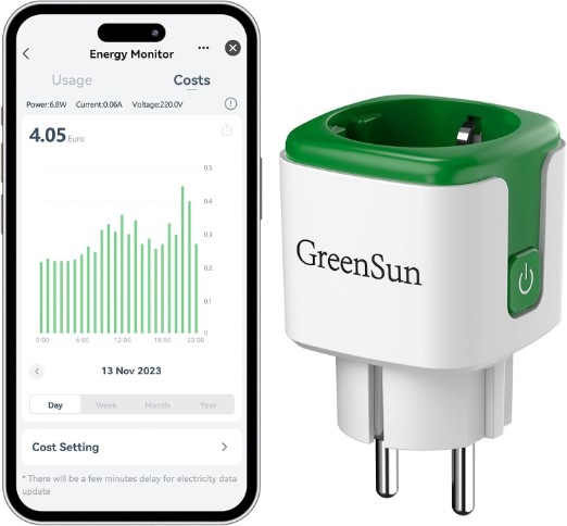 GreenSun WLAN-Steckdose (HSCB-EU1-WDF)