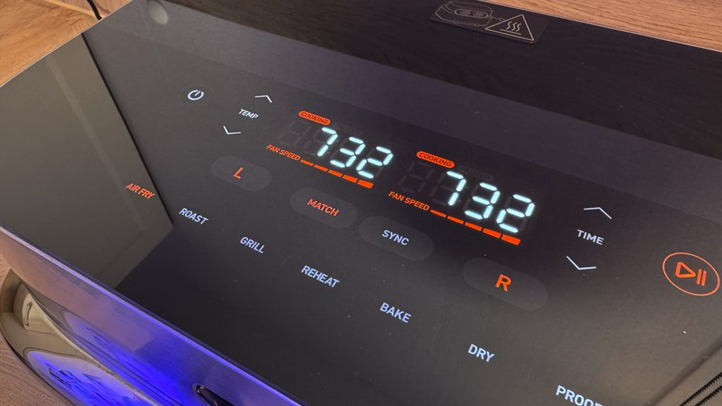 iconic-dual-display Wir finden das Display dieses Airfryers sehr übersichtlich
