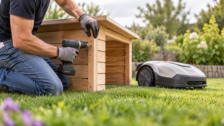 Mähroboter-Garage 2026: Worauf es beim Kauf wirklich ankommt