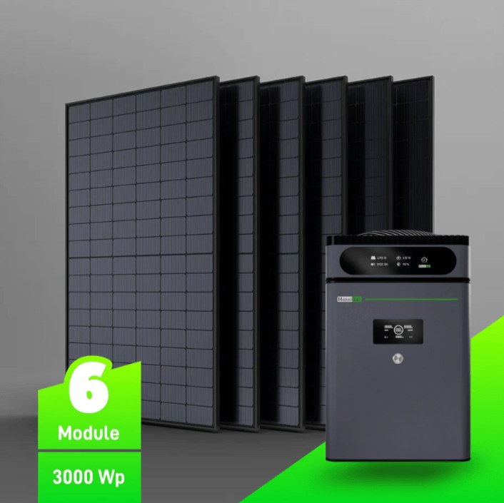 Maxxicharge V2+ 3000 W Bundle mit M-5.0 Speicher (2.300 W CCU)