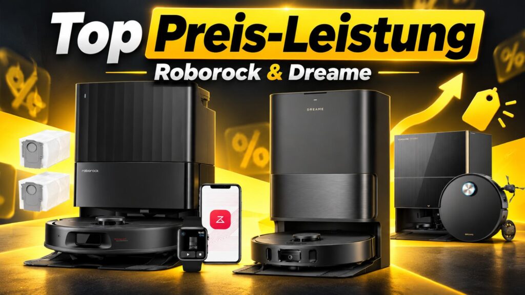 Preis-Leistungs-Kracher! 5 Saugroboter mit Komplett-Station schon ab 300 Euro