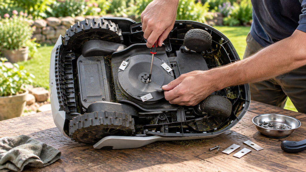 Mähroboter-Wartung und Pflege: So bleibt der Roboter jahrelang fit